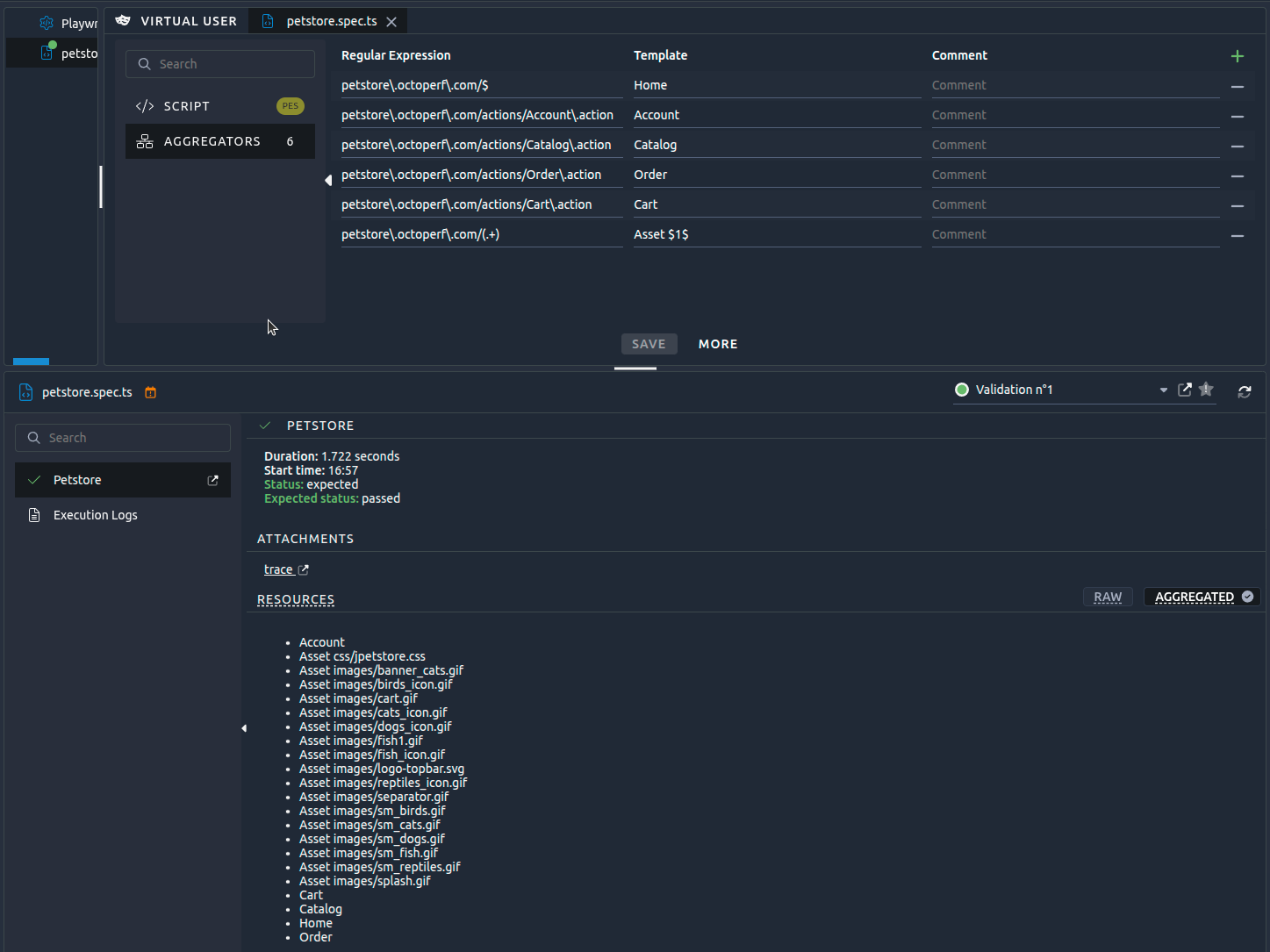 aggregated