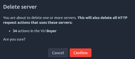 Remove server