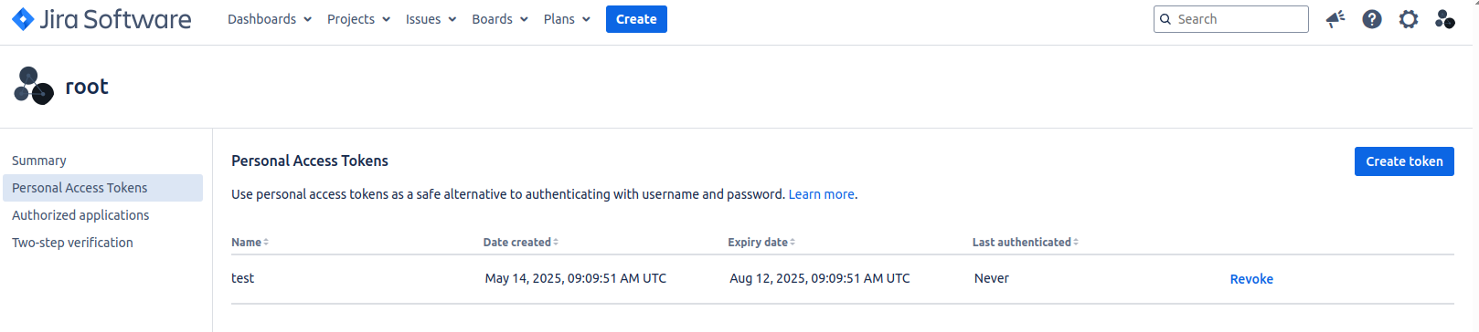 Create a Personal Access Token