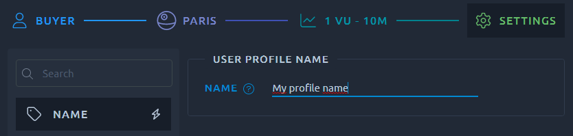 User Profile Name