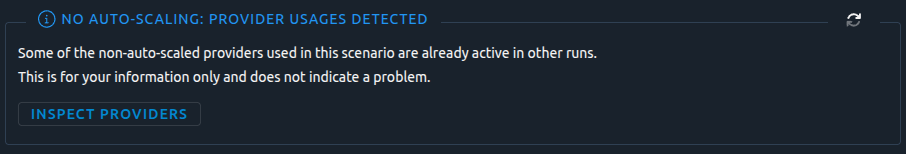 No Auto-Scaling Info - Usages